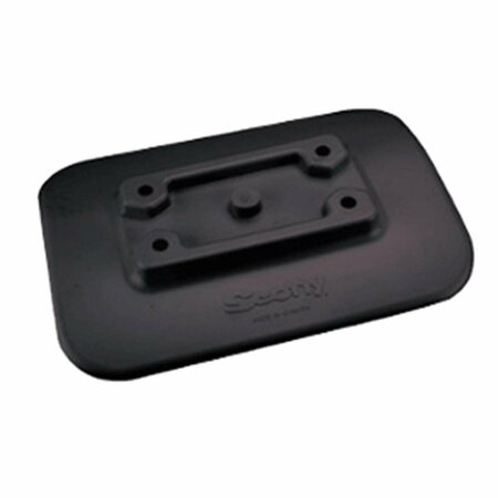 NEWALTHLETE Glue-On Mount Pad f-Inflatable Boats - Black NE265940